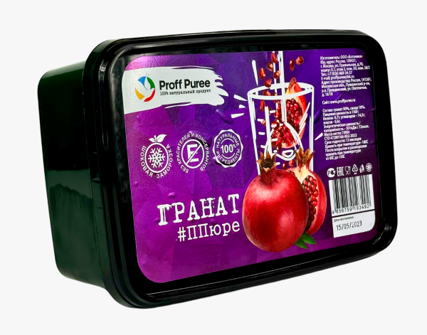 Пюре Гранат "Proff Puree" 0,5 кг. Пюре Гранат "Proff Puree" 0,5 кг.