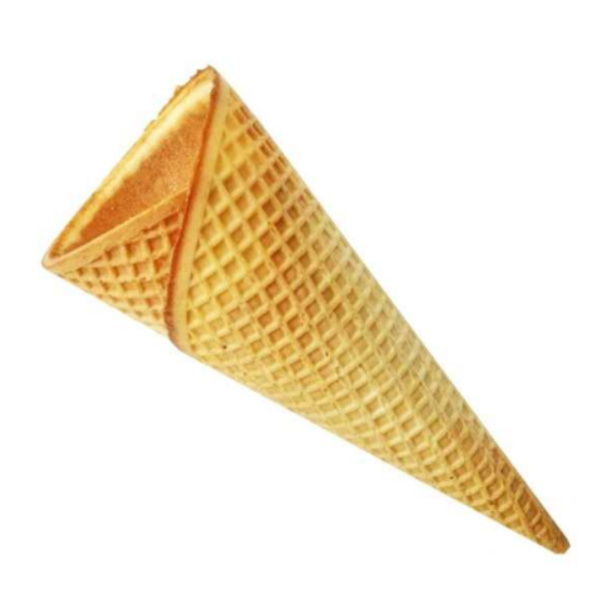 Вафельный рожок 160 мм с ровным краем 8шт