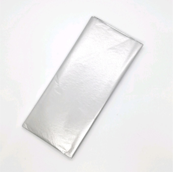 Бумага тишью серебряный 55х66 см 10шт