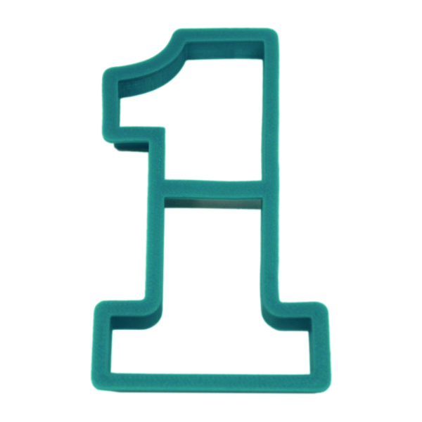 Цифра-1 10см вырубка для пряника