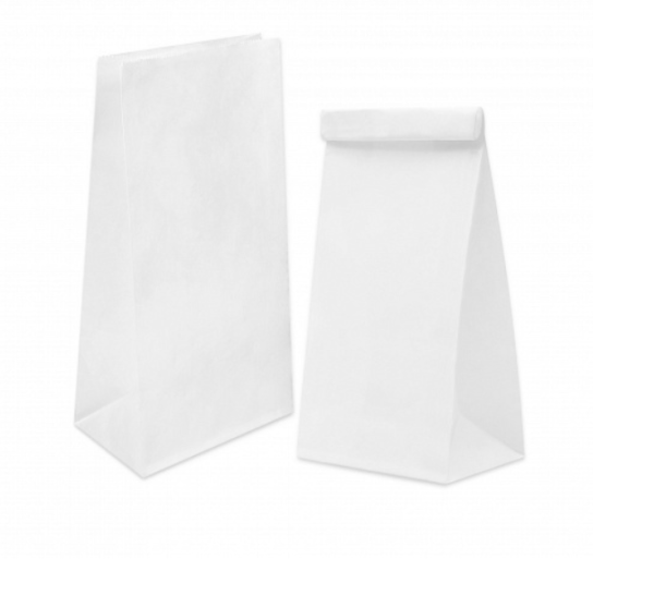 Пакет белый 22х12х29см, с прямоугольным дном