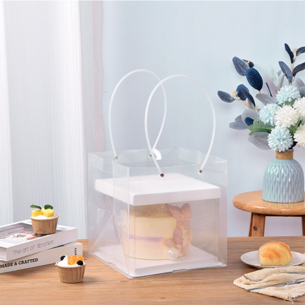 Пакет прозрачный с ручками 25х25х25 см