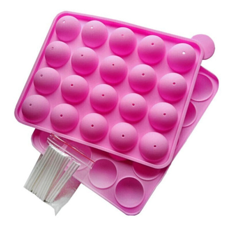 Силиконовая Форма для кейк попсов 20шт 4см