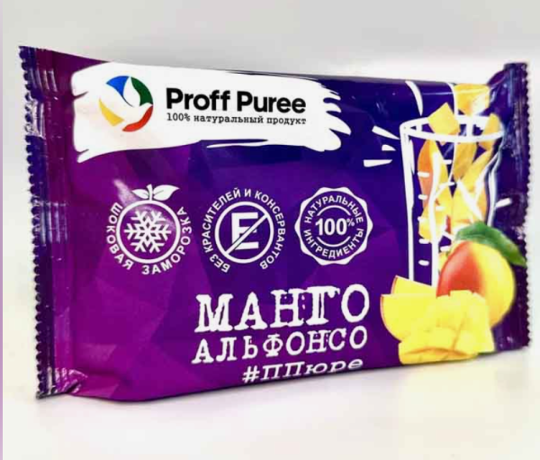 Пюре Манго "Proff Puree" 0,25 кг.