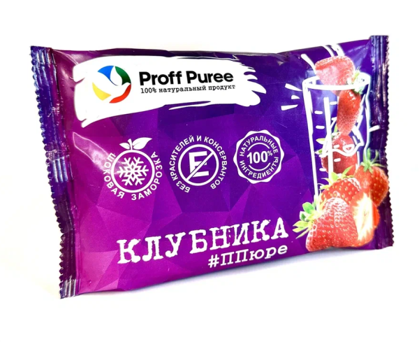 Пюре Клубника "Proff Puree" 0,25 кг.