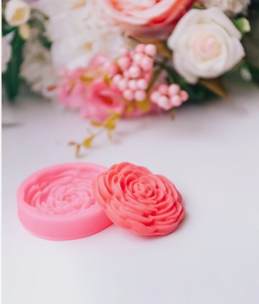 Молд «Прекрасная роза», 5,7×5,7×1,2 см, цвет МИКС