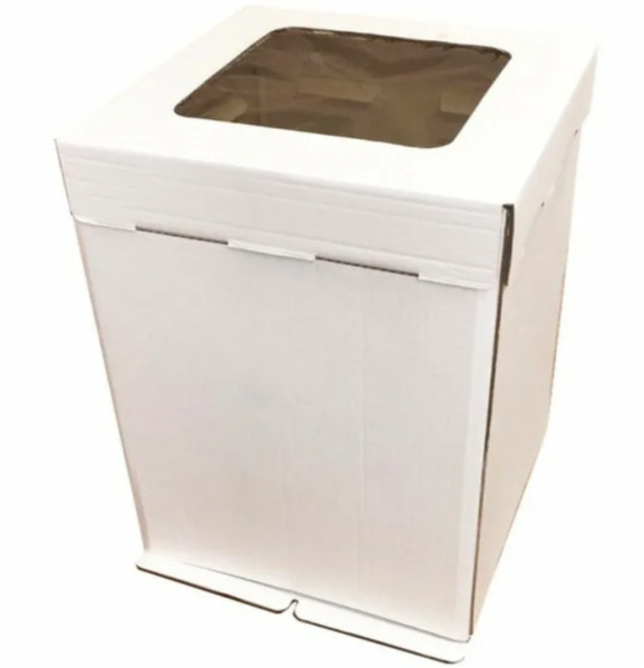 Коробка 50х50х65см для торта с окном