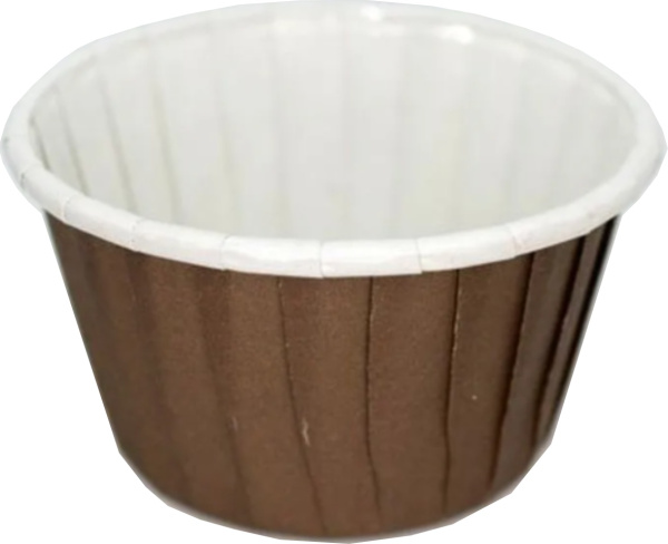 Форма бумажная МАФФИН 50*40мм Коричневый 100 шт