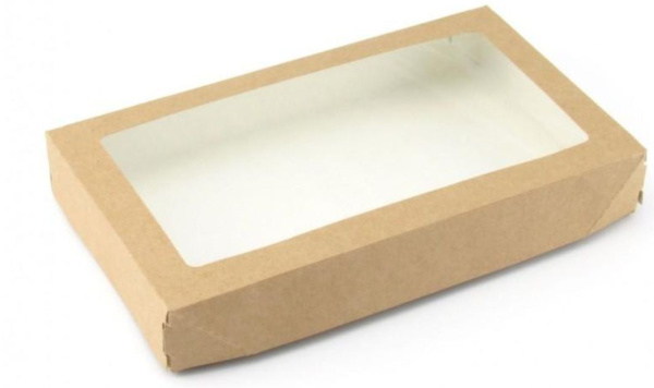 Коробка Табокс с окошком 25х15х4 см про 1450