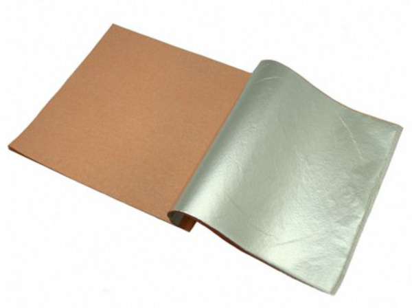 Сусальное серебро 1 лист 16х16см