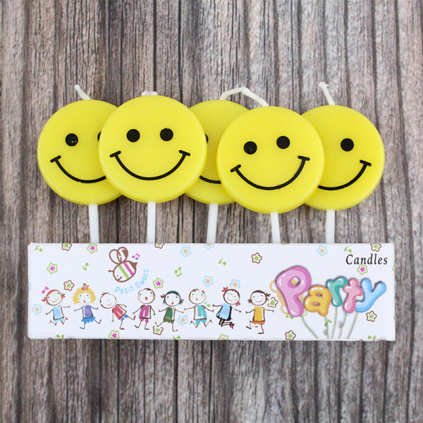 Свечи для торта Смайлики