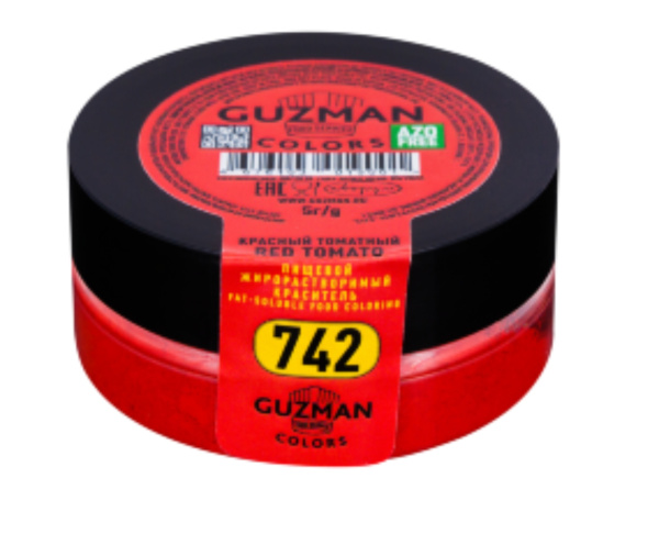 742 Красный томатный - жирорастворимый краситель GUZMAN - 5г