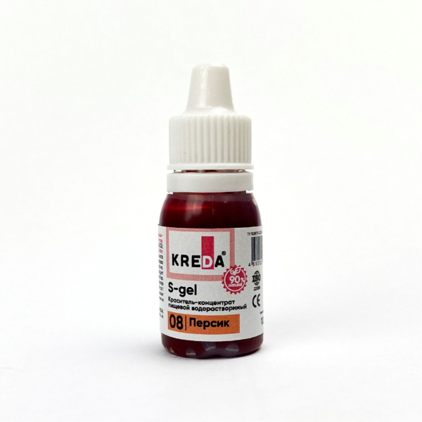 S-gel 08 персик, (10мл) KREDA Bio