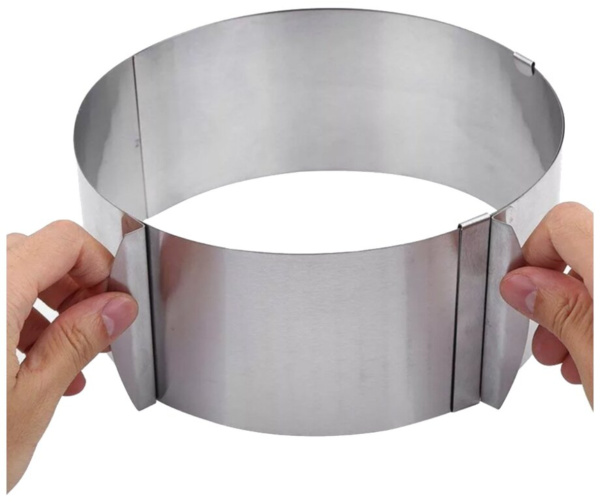 "Круг" 16-30 см, h=20 см раздвижная металлическая форма "Круг" 16-30 см, h=20 см раздвижная металлическая форма