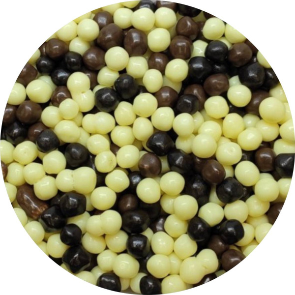 Рисовие шарики в шоколадной глазури микс 100гр.