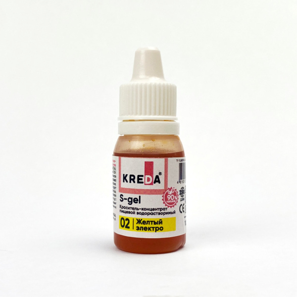 S-gel 02 желтый электро, (10мл) KREDA Bio