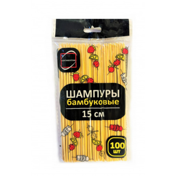 Шпажки 15см деревянные (бамбук) 100 шт