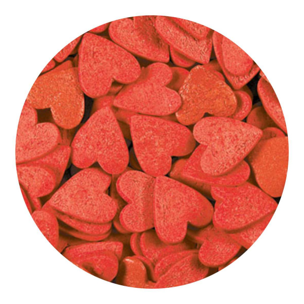 Посыпки Сердечки красные 50 гр