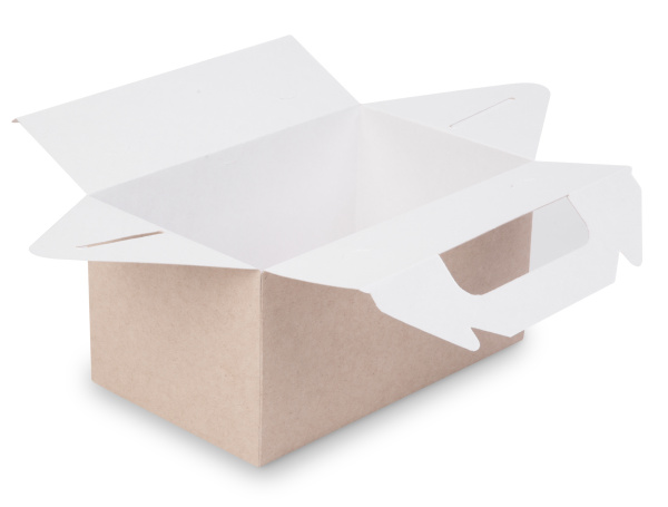 Упаковка для рулета с ручкой, 290x143x98мм. цвет крафт OSQ BOX WITH HANDLE