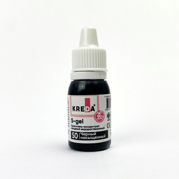 S-gel 50 черный насыщенный, (10мл) KREDA Bio