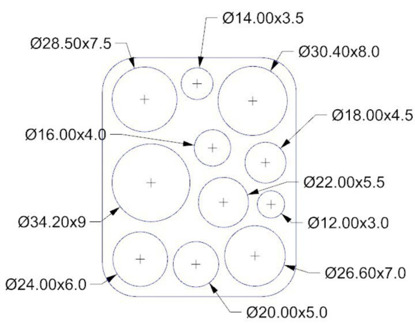 Форма для шоколада "Шоко-круги"
