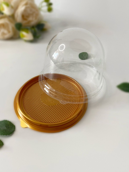 Креманка купольная с золотым дном