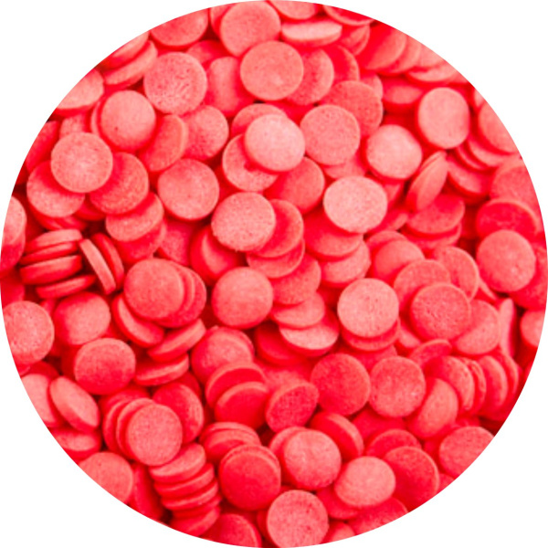 Посыпка Конфетти красное 50гр
