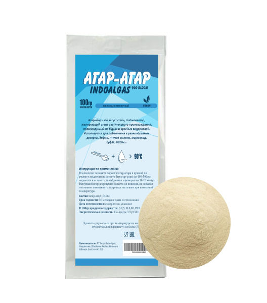 Агар-Агар 900 (Индонезия) 100 гр