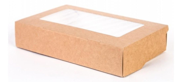 Коробка Табокс с окошком 20х12х4 см про 1000