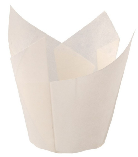 Форма для маффина Тюльпан Белый 50 х 80 мм