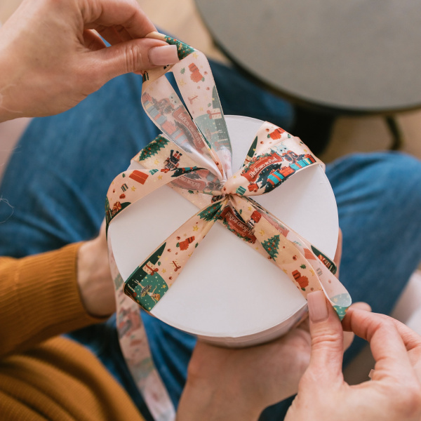 Лента атласная «Щелкунчик», 25 мм, 23 ± 1 м