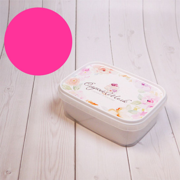 Мастика 0,25 кг Сладкий шелк, цвет Ярко розовая