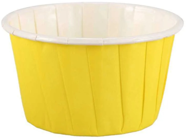 Форма бумажная МАФФИН 50*40мм Жёлтый 100 шт