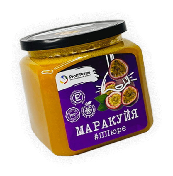 Пюре Маракуйя "Proff Puree" 0,5 кг.