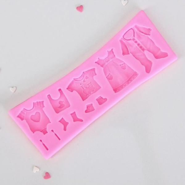 Силиконовый молд детская одежда