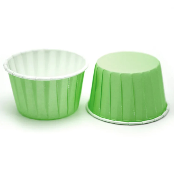 Форма бумажная МАФФИН 50*40мм Зелёный 100 шт