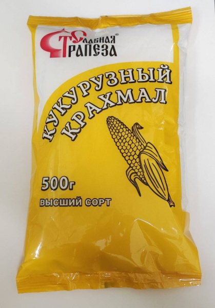 Крахмал кукурузный 500 гр. (Славная Трапеза)