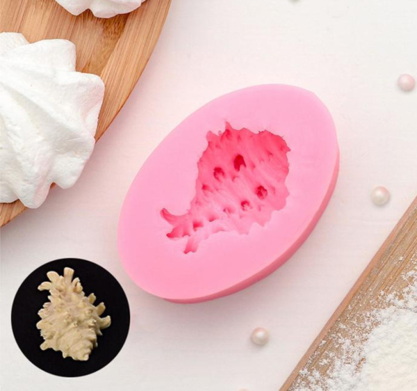 Молд силиконовый «Морская ракушка», 7,6×4,9×2,6 см, цвет МИКС