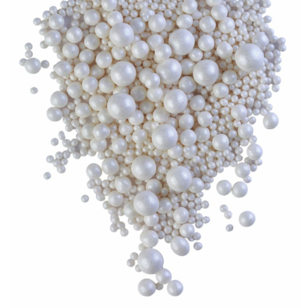 Драже зерновое 50 гр Жемчуг белоснежный #254