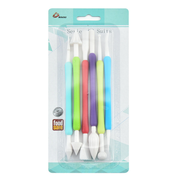 Набор для моделирования кондитерских украшений 6 шт