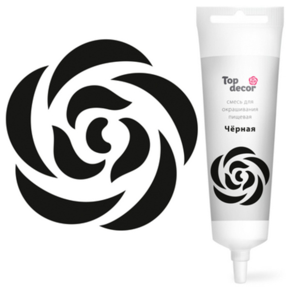 Жидкий краситель Топ продукт цвет черный насыщенный,100 гр.