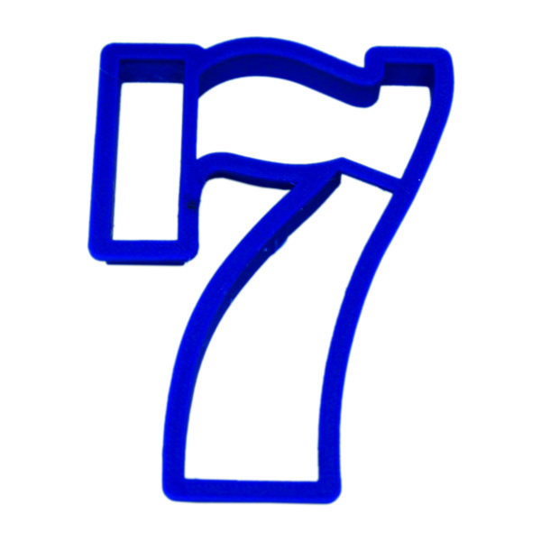 Цифра-7 10см вырубка для пряника