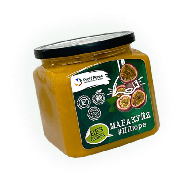 Пюре Маракуйя без сахара "Proff Puree" 0,5 кг. Пюре Маракуйя без сахара "Proff Puree" 0,5 кг.
