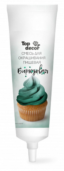 Жидкий краситель Топ продукт цвет бирюзовый, 100 гр.