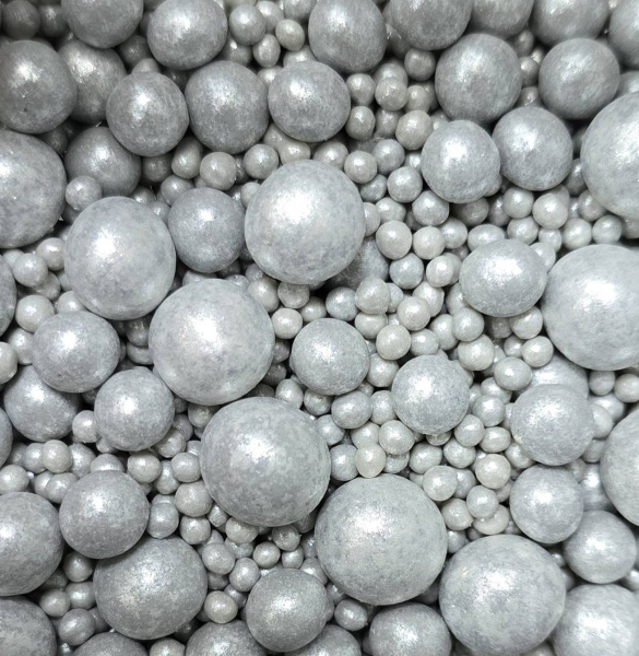 Посыпки жемчуг Серебряный Микс 50гр