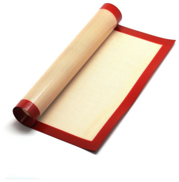 Коврик силиконовый белый армированный 40х60