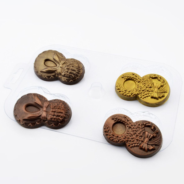 Форма для шоколада "Квадро восьмерки"