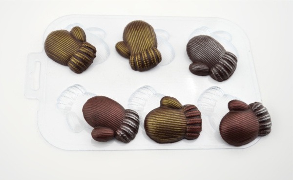 Форма для шоколада "Варежки"