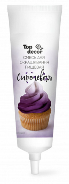 Жидкий краситель Топ продукт цвет сиреневый, 100 гр.