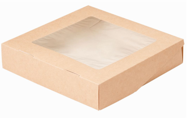 Коробка Табокс с окошком 20х20х5 см pro1555